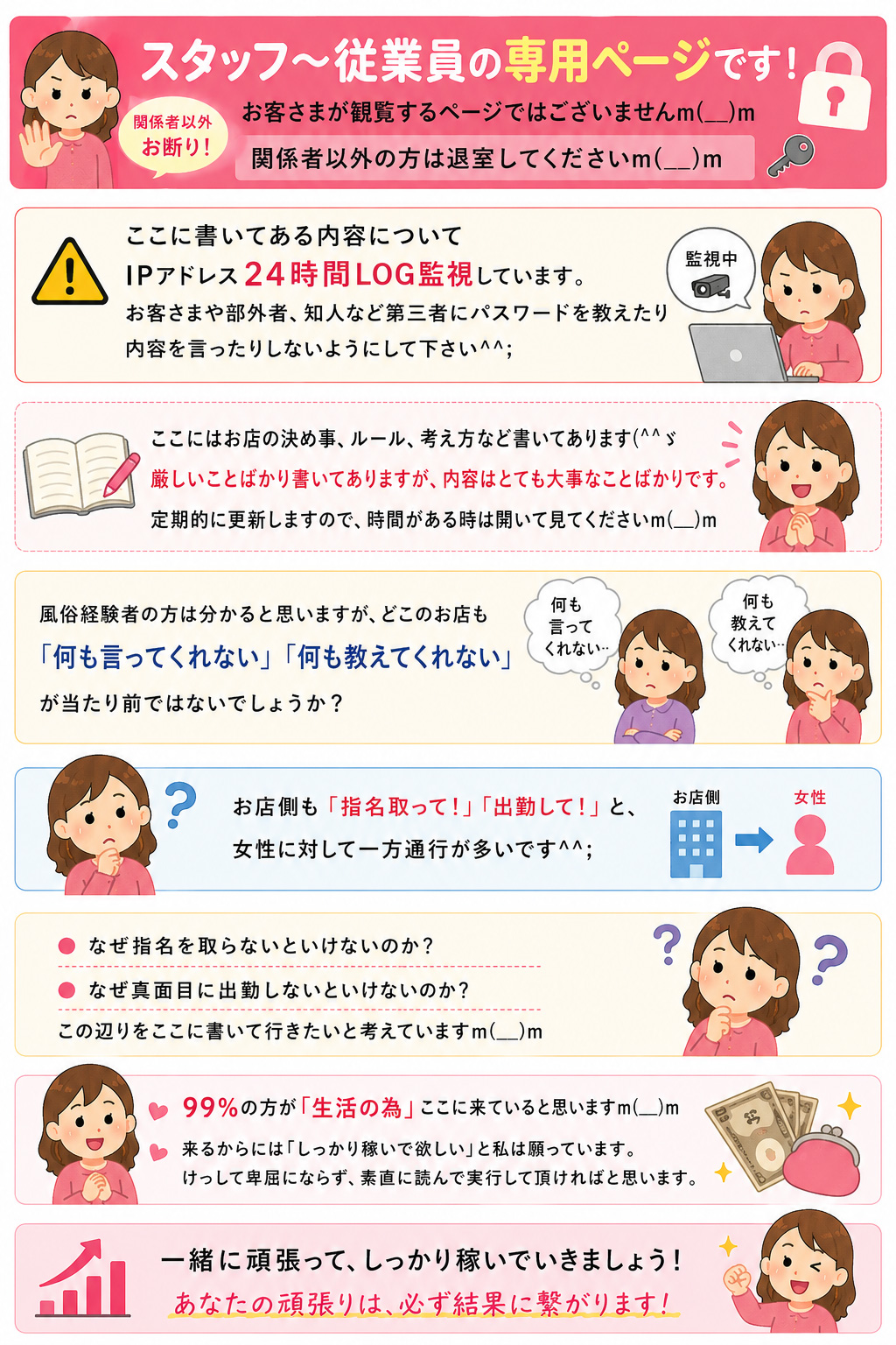 スタッフ専用のページです!